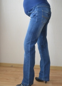Брюки джинсовые для беременных