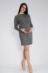 Платье теплое для беременных и кормящих мам